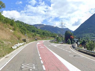 1Acondicionamiento de la carretera C-28 y ejecución de arcenes Salardú - Baqueira