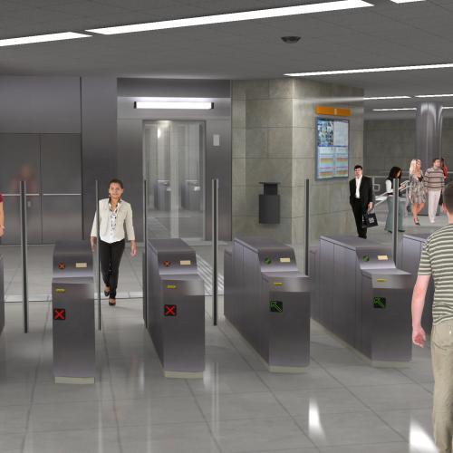 simulacion estacion metro